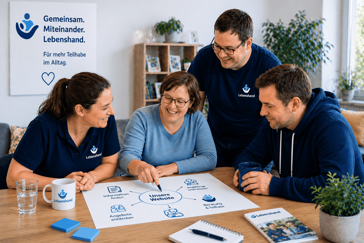 Das Lebenshand-Team von VANCADO bei der Arbeit